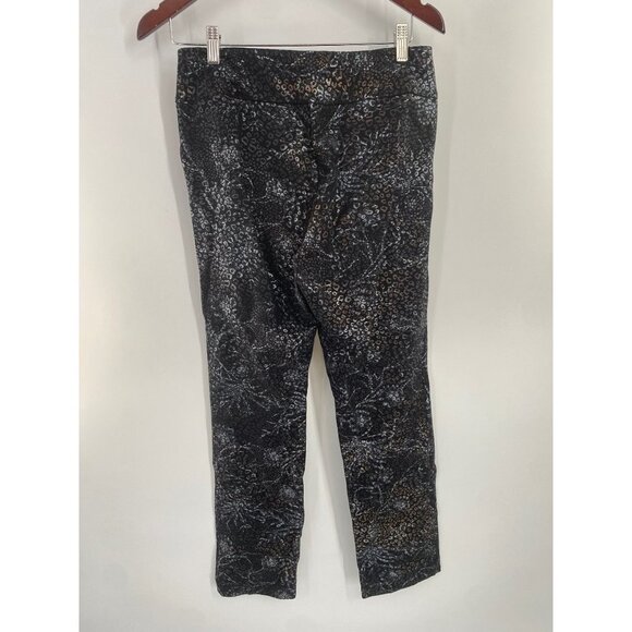 SOFT SURROUNDING PULL ON METALLIC ANIMAL FLORAL PRINT SIZE MEDIUM - Picture 4 of 5